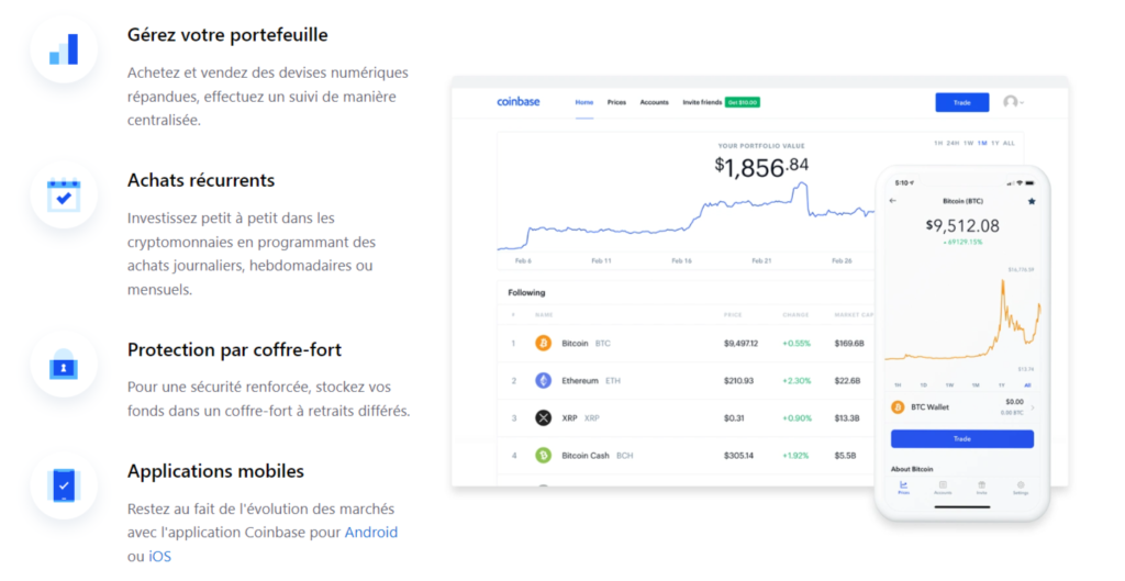 Coinbase-avantages