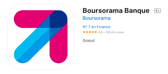 Application Boursorama Banque