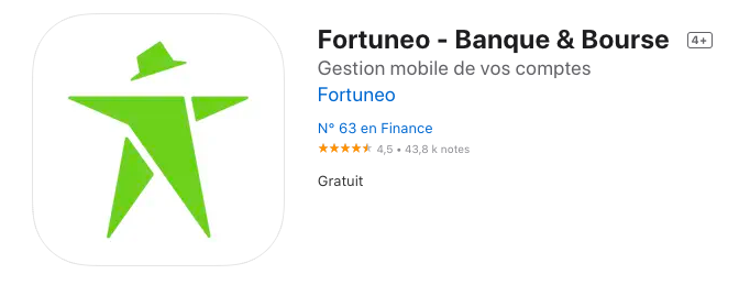 Application Fortuneo