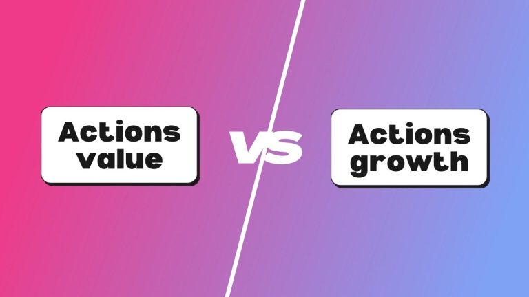 Actions value vs Actions growth