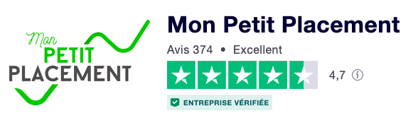 Note trustpilot Mon petit placement