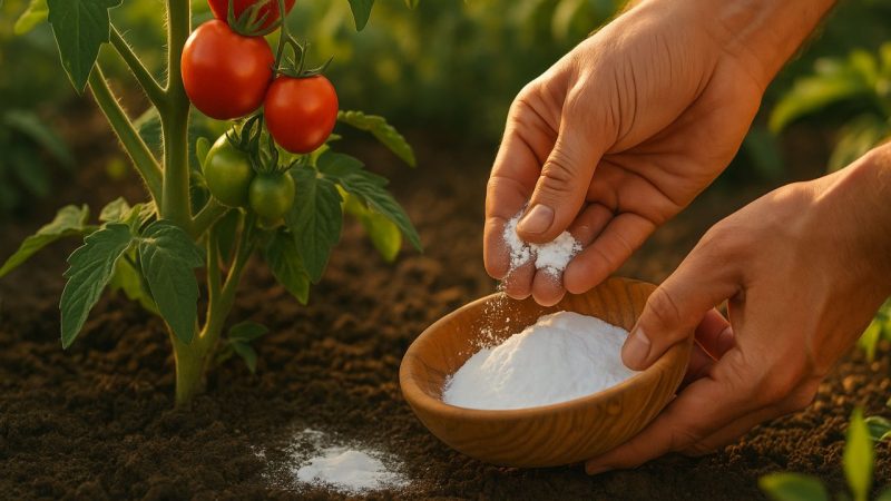bicarbonate de soude utilisations jardin