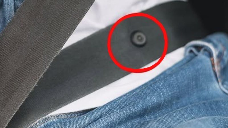 petit bouton ceinture de sécurité utilité