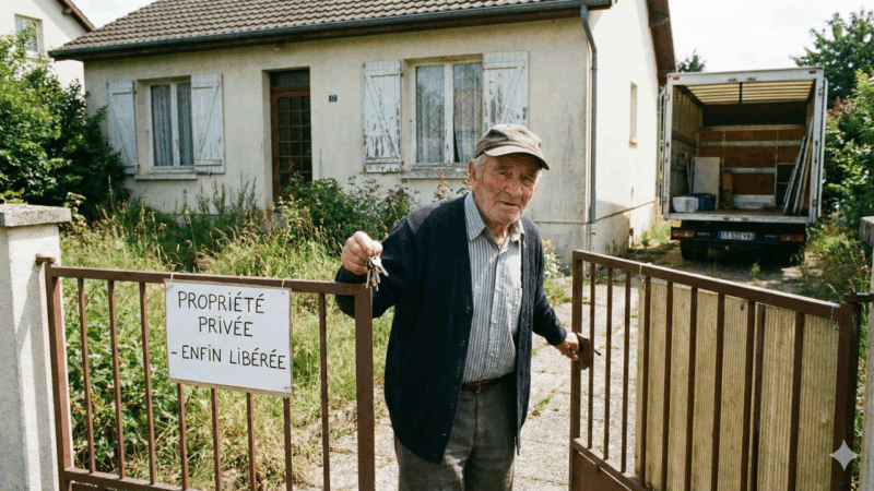 Retraité 78 ans récupère maison squattée astuce méconnue