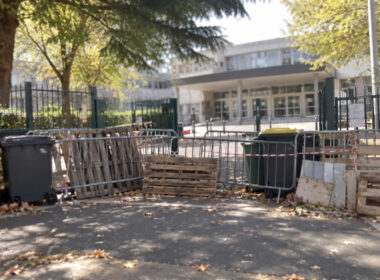 entrée scolaire bloquée