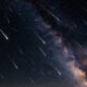 pluie d'étoiles sous la voie lactée